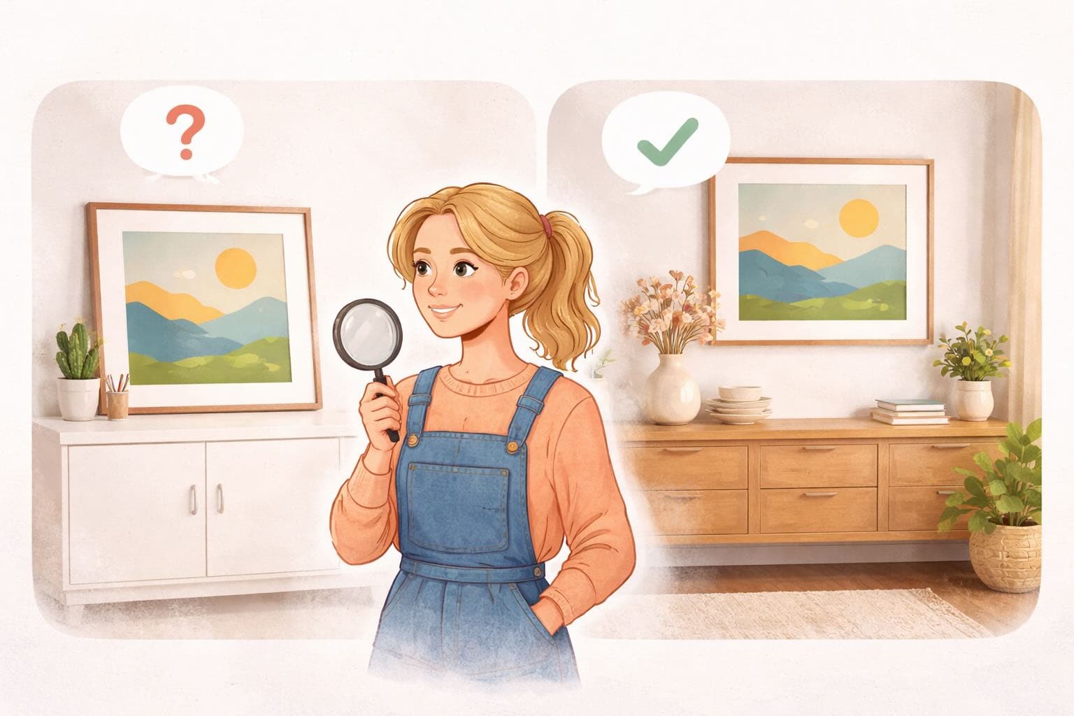 Comparison of free wall art mockup tools for artists