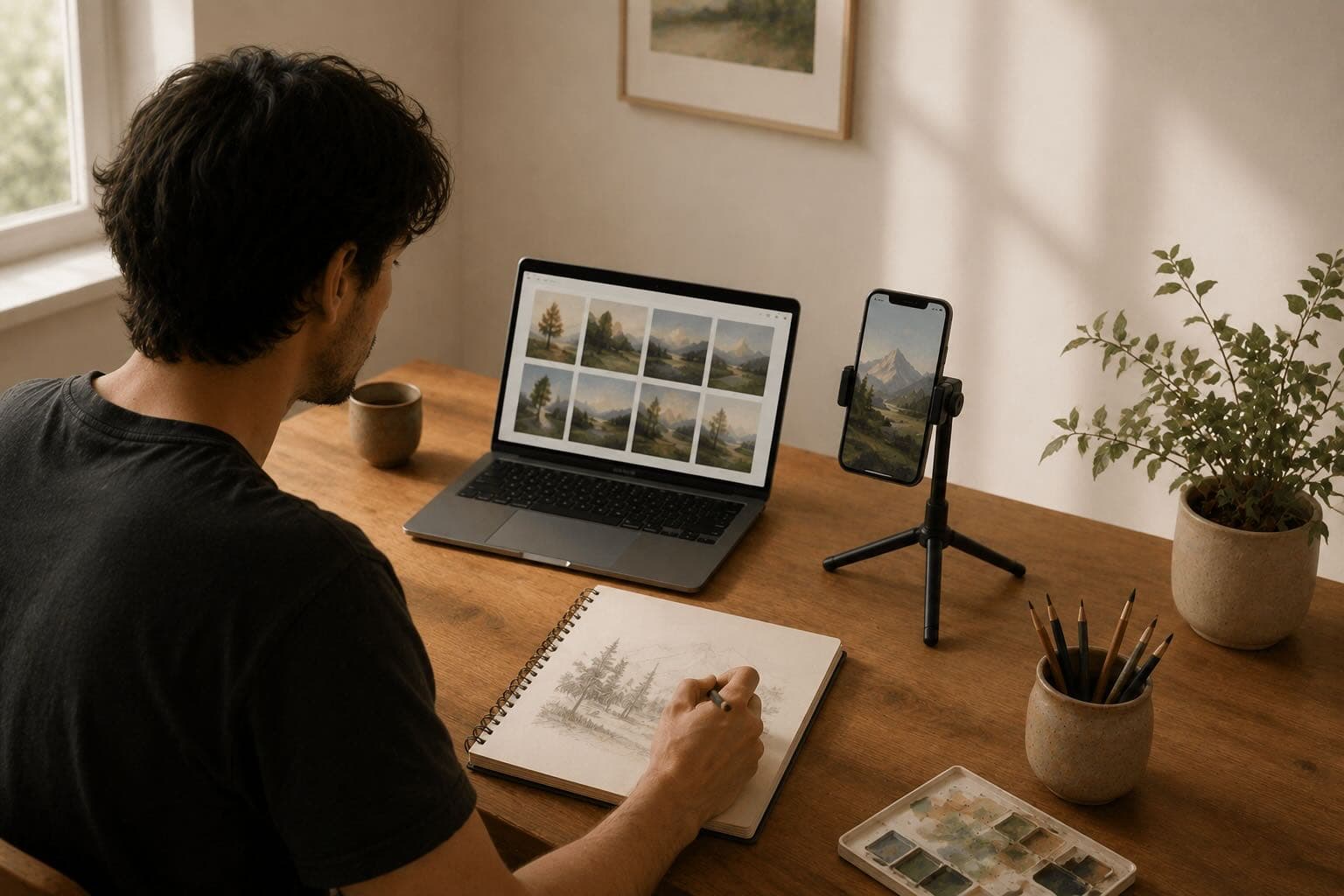 How to get your art noticed online in 2026 with a 30-minute weekly system
