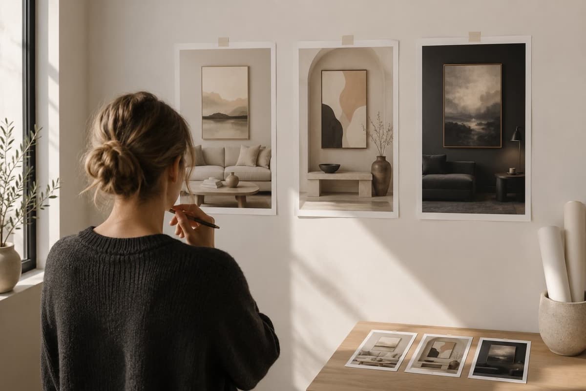 I analyzed 1000 art mockups these 3 room styles sell art faster