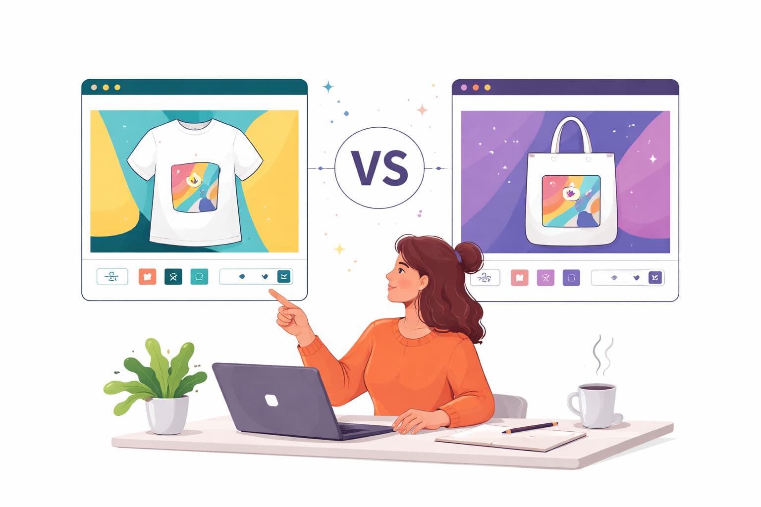 MOCKLIO vs Placeit comparison for artists, art mockup in modern villa