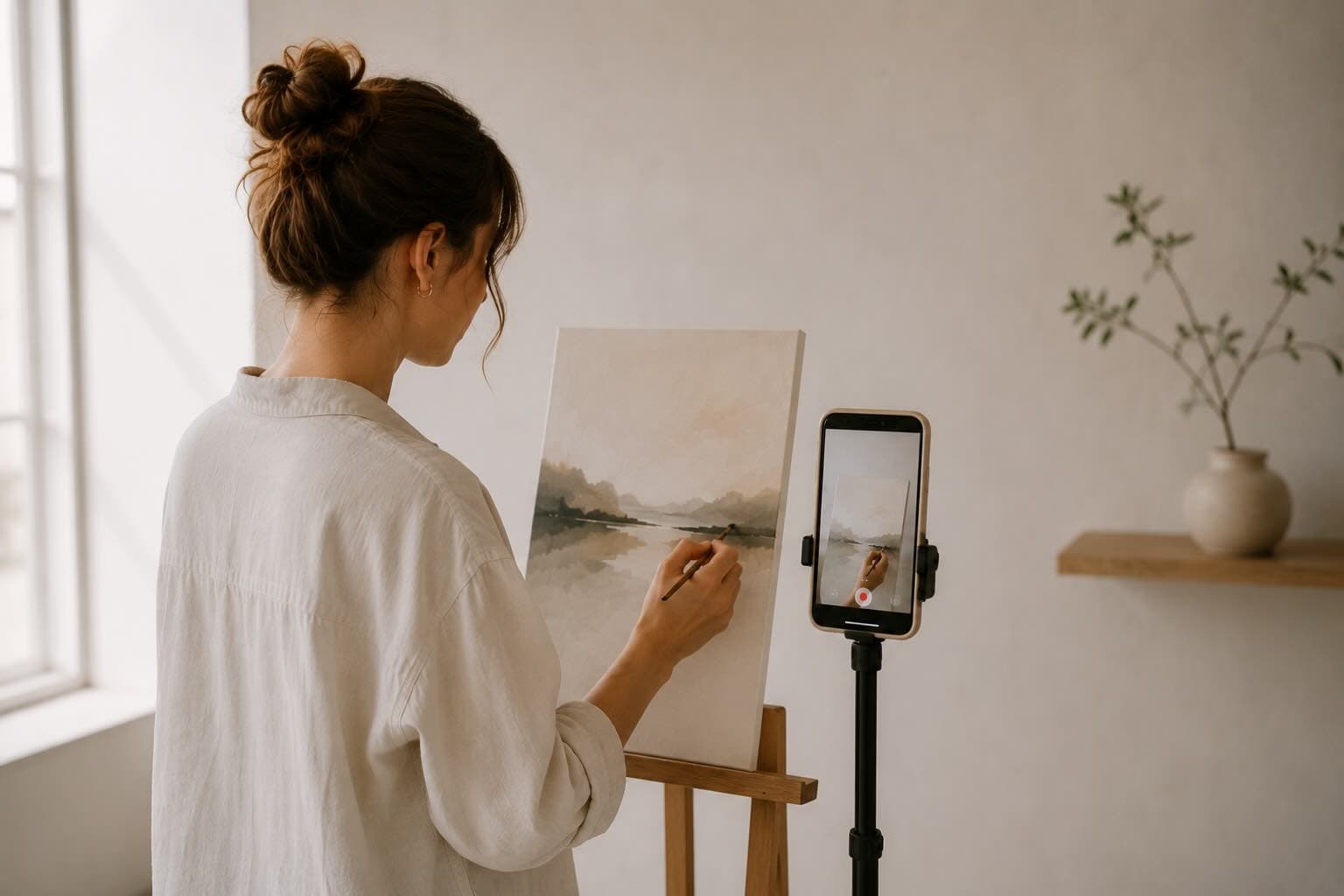 The 10 second reel format that sold 3 paintings in one week