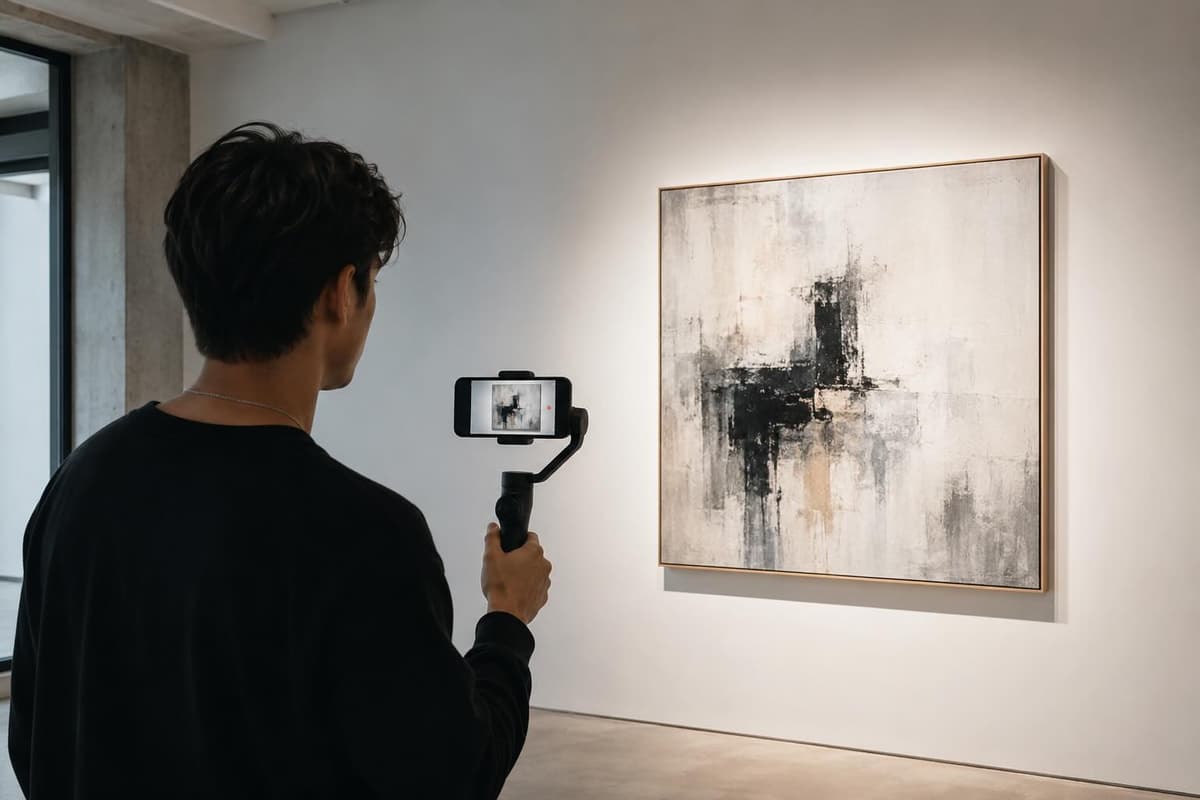 How galleries create Instagram content without hiring a videographer