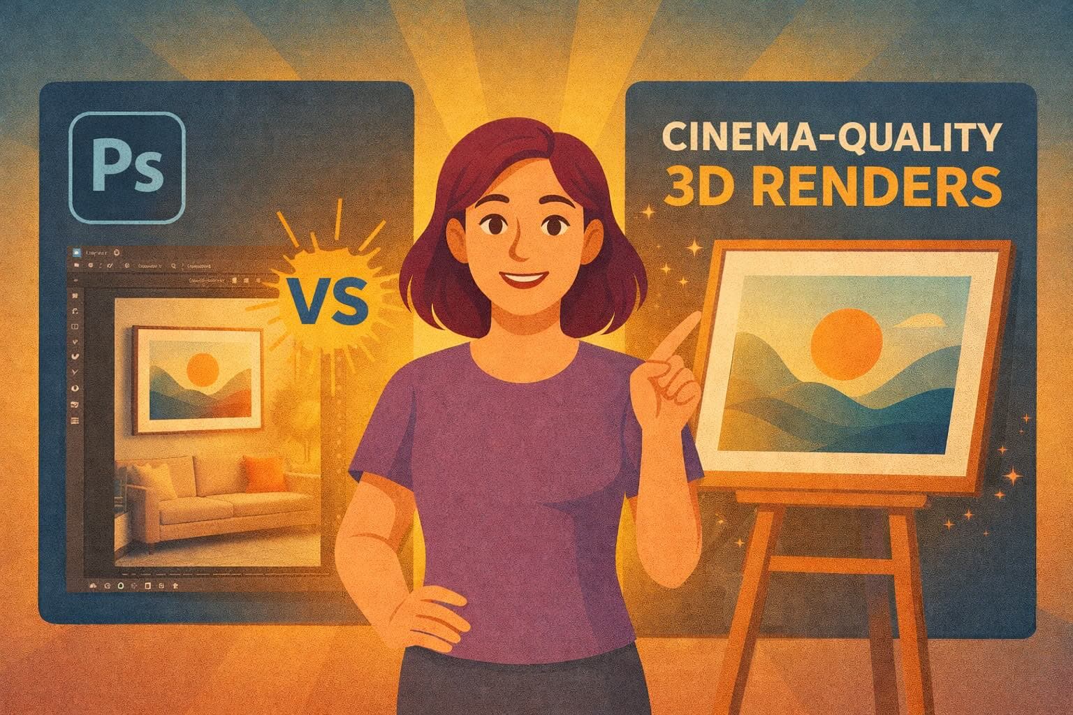 Art Mockup Generator Showdown: Why cinematic animation beats Photoshop every time