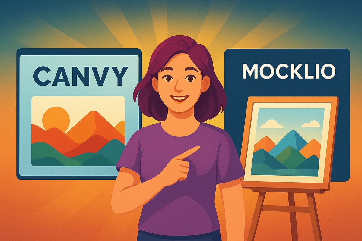 Canvy vs MOCKLIO comparison guide for art mockup tools
