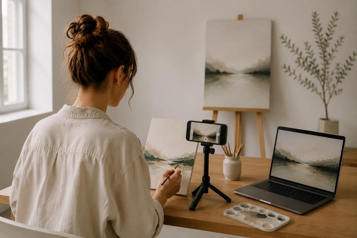 Content creation setup for artists tools filming tips and social media tricks