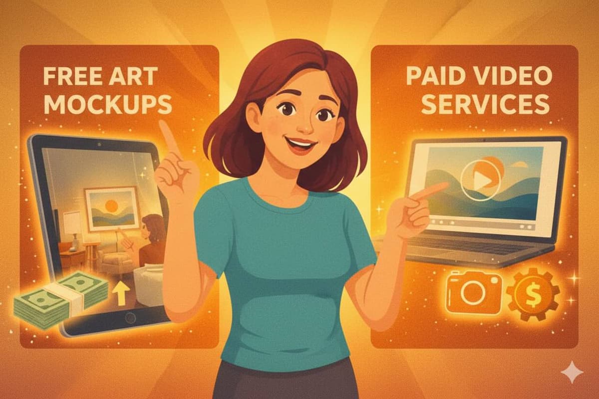 Free Art Mockups vs Paid Video Services: What Artists Should Actually Use in 2026
