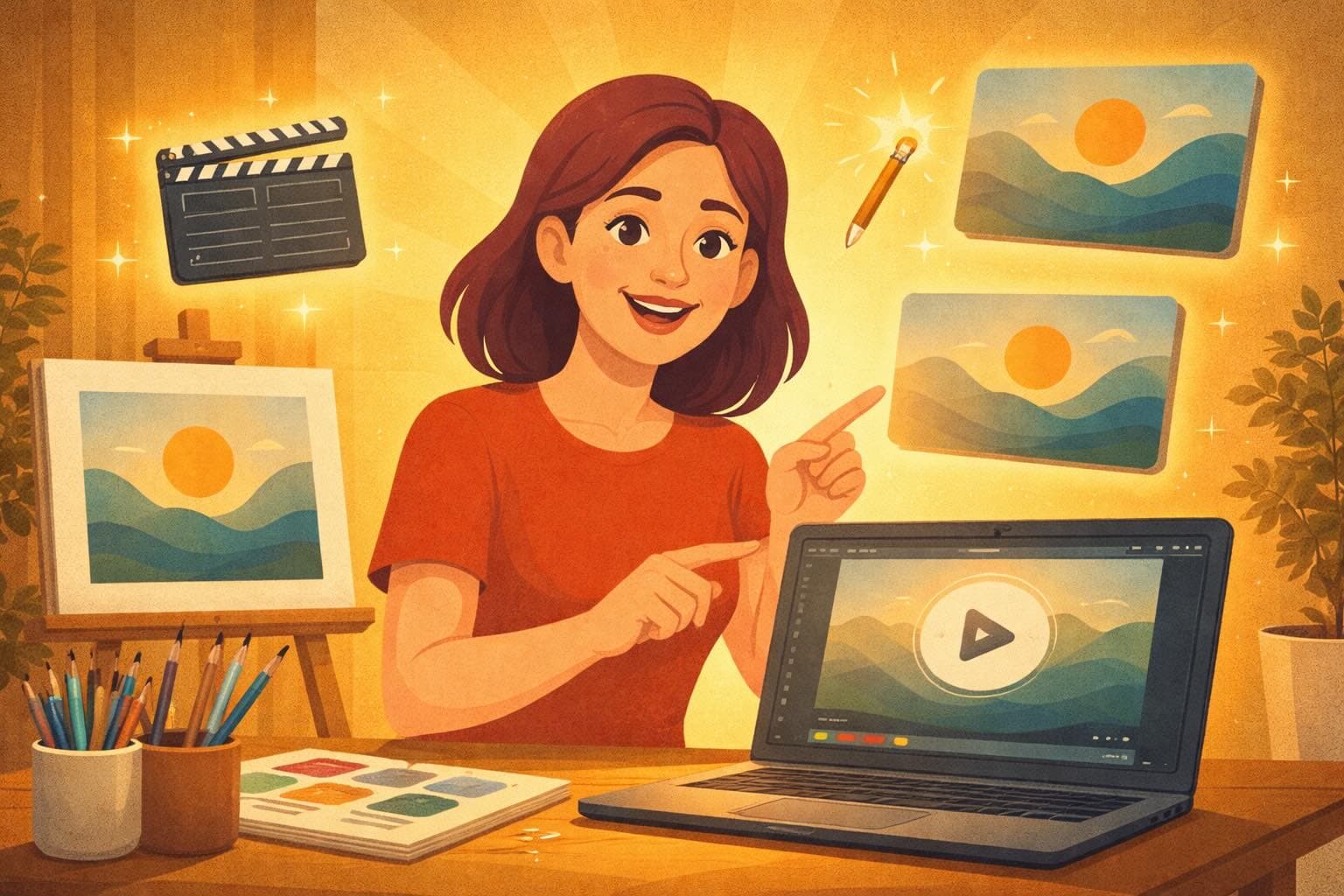 How to Create Cinematic Art Videos Without Cameras, Lights, or Editing Skills