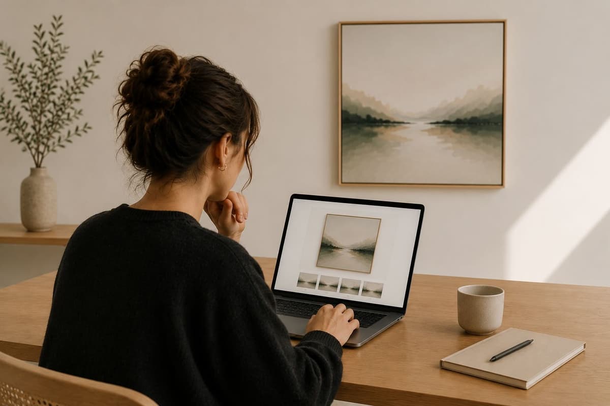 How to make your artwork look more expensive online with premium room presentation